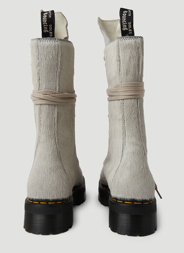 Rick Owens x Dr. Martens Quad Sole Boots Grey rod0150004