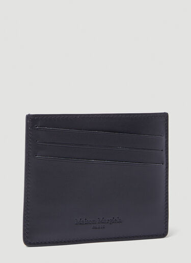 Maison Margiela Embossed Diagonal Slot Cardholder Black mla0147015