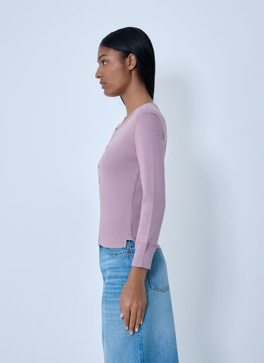 Henley T-Shirt Chloé Henley T-Shirt Purple chl0263038