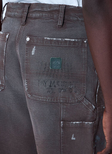 Paly Distressed Shorts Brown pal0160011
