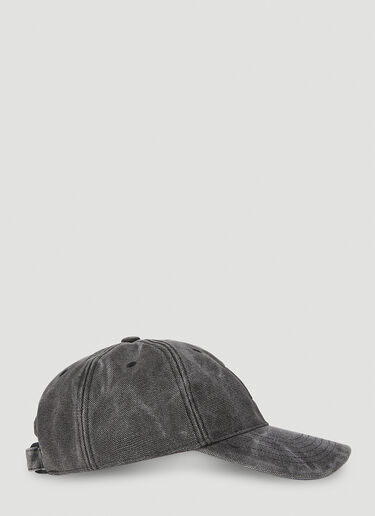 Acne Studios Face Patch Baseball Cap Grey acn0351003