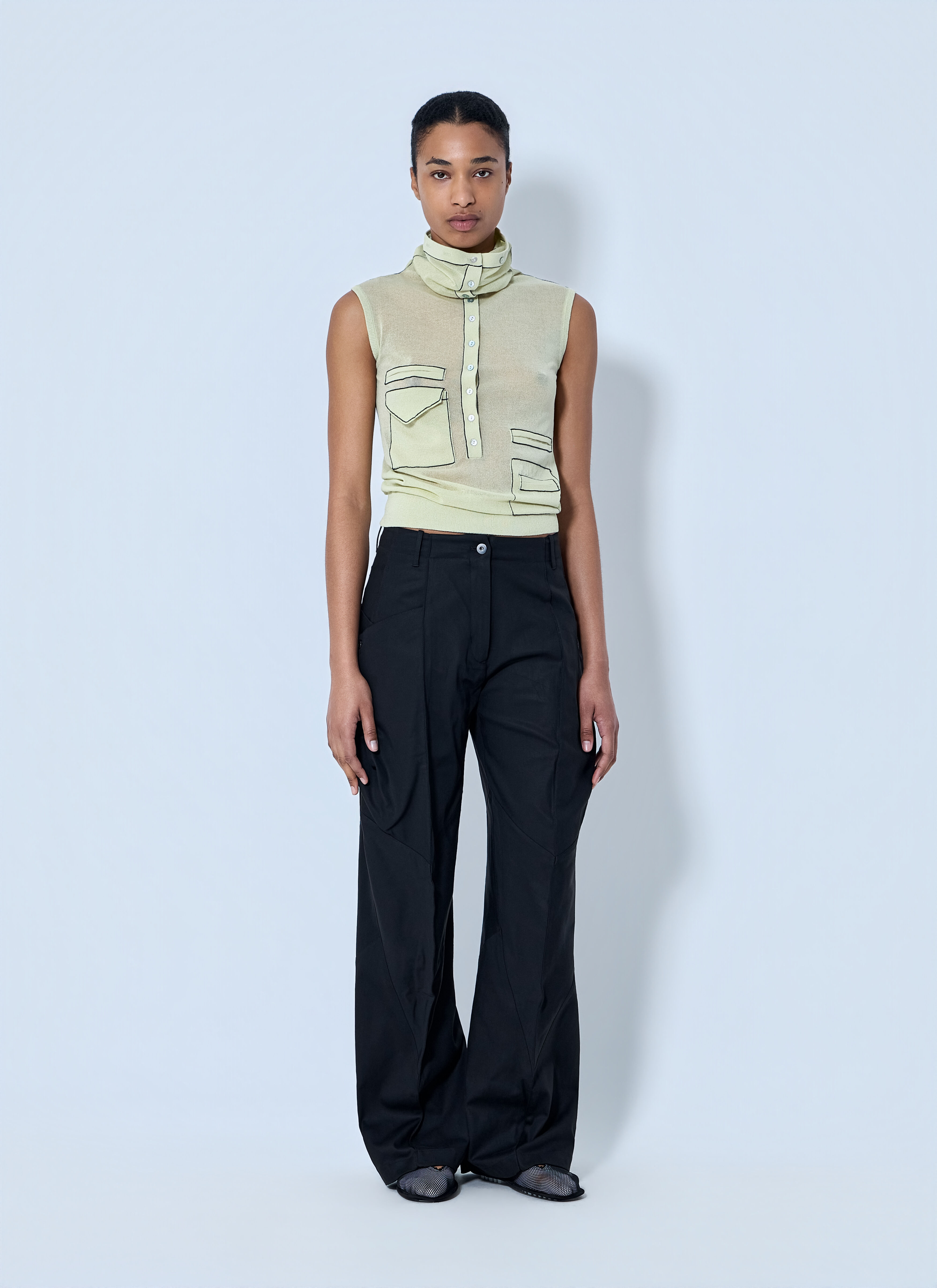 Kiko Kostadinov Women's' Centennial Trousers in Black | LN-CC®