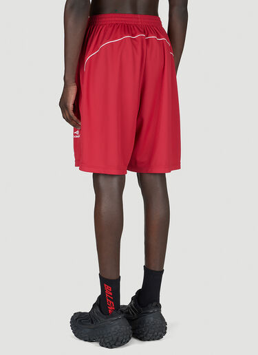 Balenciaga Baggy Soccer Shorts Red bal0154026