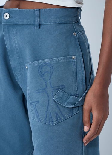 JW Anderson Twisted Pants Blue jwa0261008