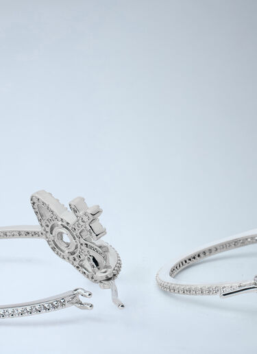 Vivienne Westwood Olympia Hoop Earrings Silver vvw0264036