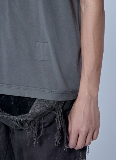 LN-CC® - Rick Owens DRKSHDW: Brad T-Shirt - Grey Rick Owens DRKSHDW Brad T-Shirt Grey drk0166017