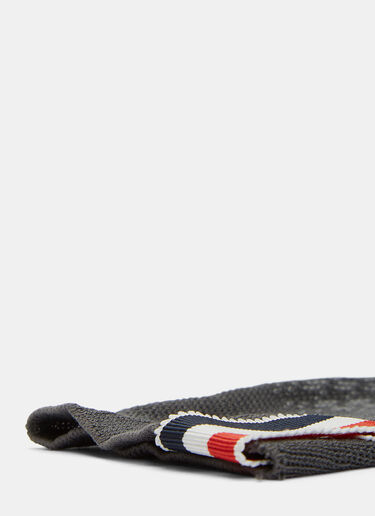 Thom Browne Sheer 4-Bar Tartan Socks Grey thb0126005