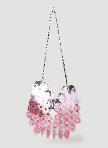 Rabanne Sparkle 1969 Hobo Shoulder Bag Pink pac0248034