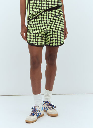 adidas by Wales Bonner Crochet Knit Shorts Green awb0357013