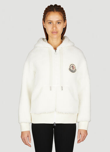 Moncler 毛羊皮连帽运动衫 白色 mon0253035