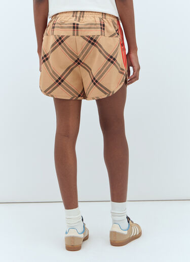 adidas by Wales Bonner チェックドローストリングショートパンツ ベージュ awb0357022