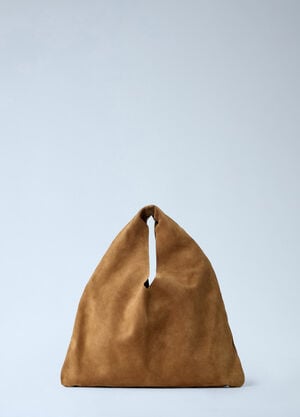 The Row Small Bindle Handbag Camel row0263022