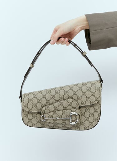 Horsebit 1955 Small Shoulder Bag Gucci Horsebit 1955 Small Shoulder Bag Grey guc0255147