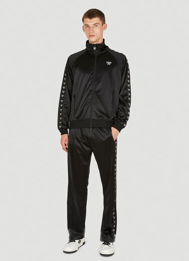Logo Print Track Pants More Joy Logo Print Track Pants Black mjy0349008