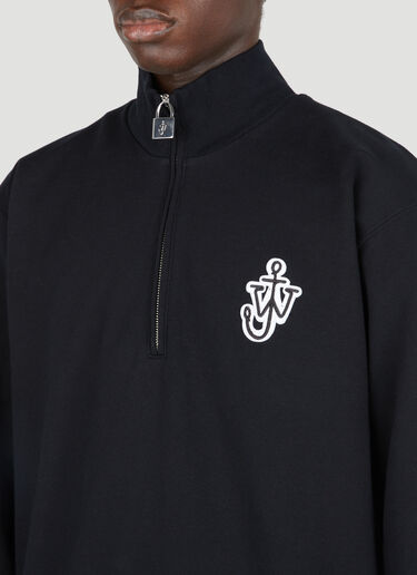 Padlock Half-Zip Sweatshirt JW Anderson Padlock Half-Zip Sweatshirt Black jwa0154003