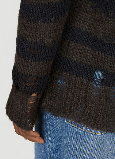 Acne Studios 破洞开衫 黑色 acn0252015