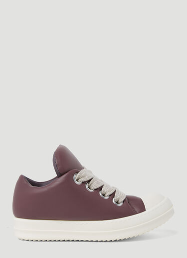 Rick Owens Jumbo Laces Padded Sneakers Burgundy ric0253042