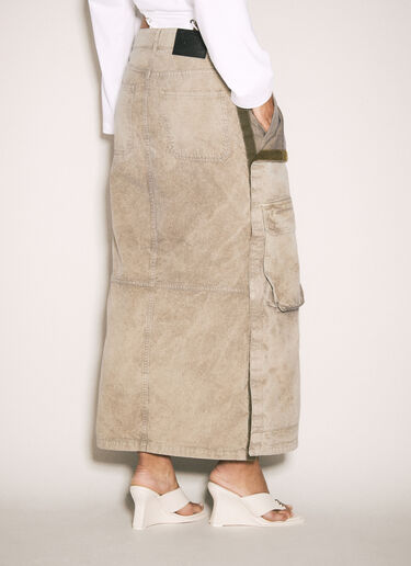 Y/Project Cargo Maxi Skirt Beige ypr0258011
