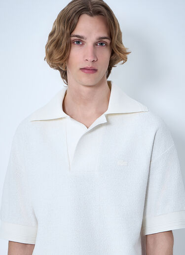 Terry Polo Shirt Lacoste Terry Polo Shirt Cream lac0164006
