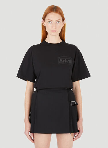 Aries テンプルTシャツ ブラック ari0246016