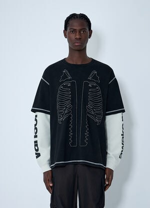 Awake NY Layered Graphic T-Shirt Black awa0162003