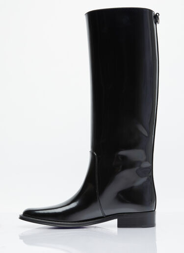 Saint Laurent Hunt Boots Black sla0253058