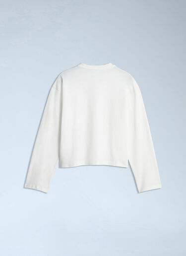 LN-CC® - Puma x Jil Sander: Crewneck Longsleeve - White Puma x Jil Sander Crewneck Longsleeve White pum0266011
