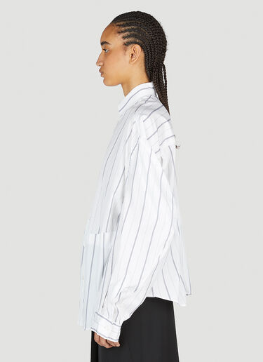 Balenciaga Twisted Sleeve Shirt White bal0253018