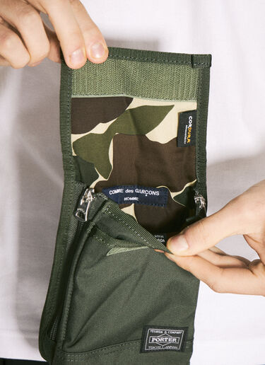 Comme des Garçons Homme Logo Patch Crossbody Bag Green cdh0158005