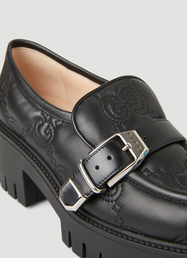 Gucci GG Matelassé Loafers Black guc0251086