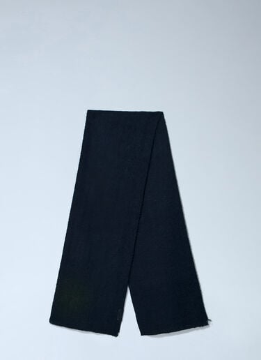 LN-CC® - Lemaire: Soft Fluffy Scarf - Black Lemaire Soft Fluffy Scarf Black lem0166039