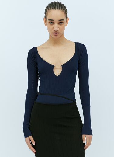 Jacquemus Le Haut Praral 上衣 藏蓝色 jac0256030