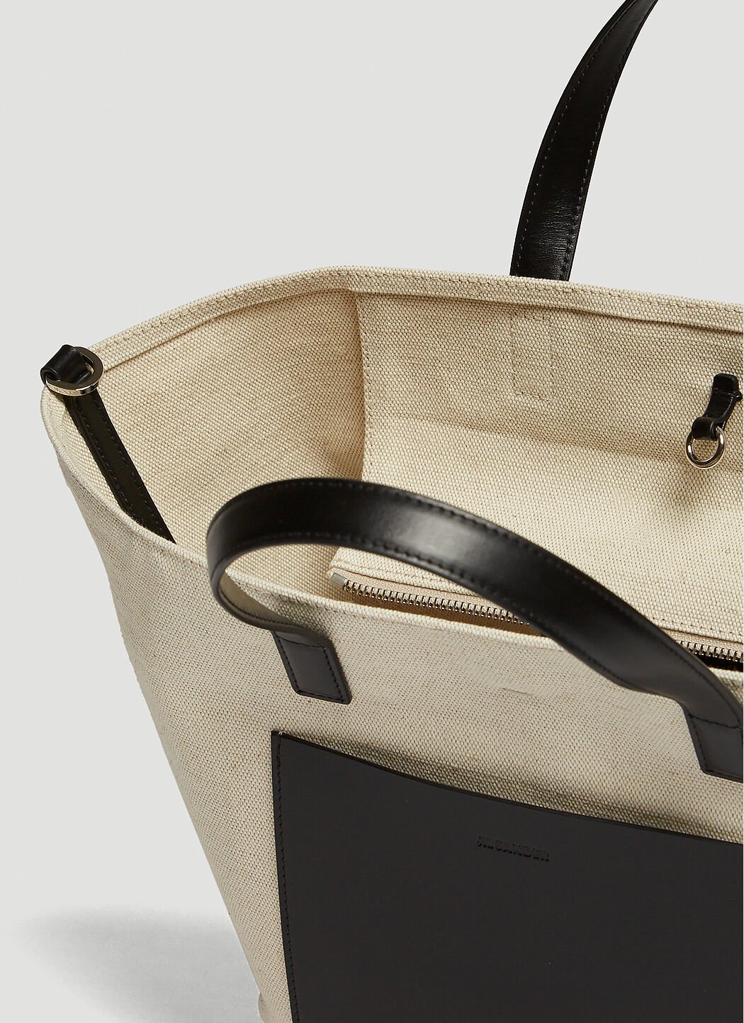 Jil Sander Wander Small Tote Bag in White | LN-CC