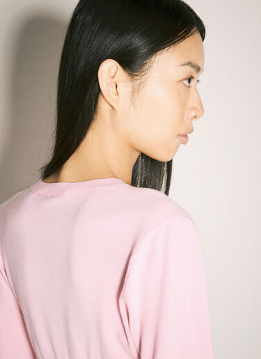 Alexander Wang 羊毛短身开衫 粉色 awg0257008
