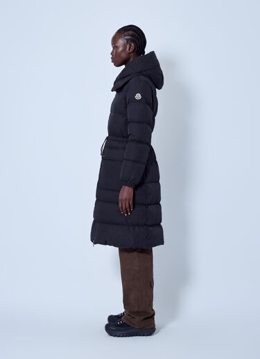 LN-CC® - Moncler: Pic Hooded Long Down Coat - Black Moncler Pic Hooded Long Down Coat Black mon0266050