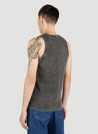 Diesel ロゴパッチタンクトップ グレー dsl0151024