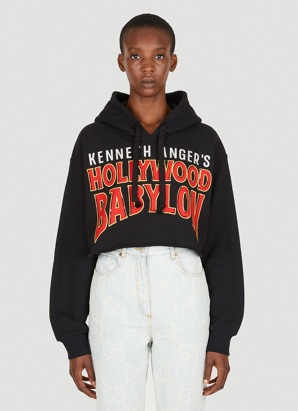 Gucci cheap cropped sweatshirt