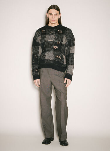 Our Legacy Sonar Crewneck Sweater Black our0159010