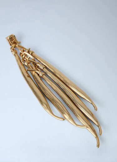 Jacquemus Les Boucles Haricots Earrings Gold jac0264033