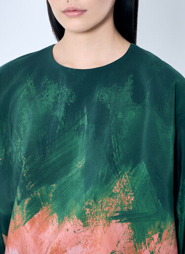 Dries Van Noten Capo Blouse Green dvn0258012