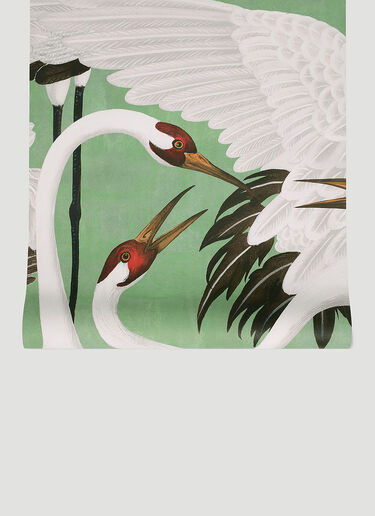 Gucci Heron Print Wallpaper Green wps0644019