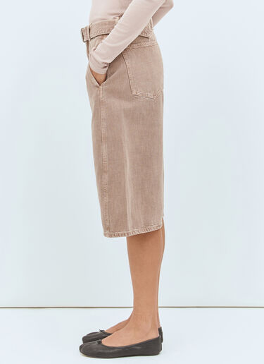 Lemaire Twisted Belted Bermuda Pink lem0258013