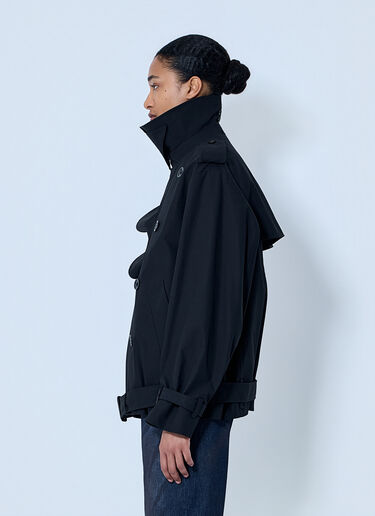 Maison Margiela Double-Breasted High-Collar Jacket Black mla0264051