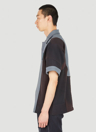 Greater Goods Upcycled Shell Short Sleeve Shirt Light Blue ggs0149002