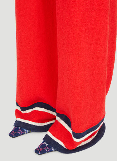 Colour Block Knit Pants Gucci Colour Block Knit Pants Red guc0253016