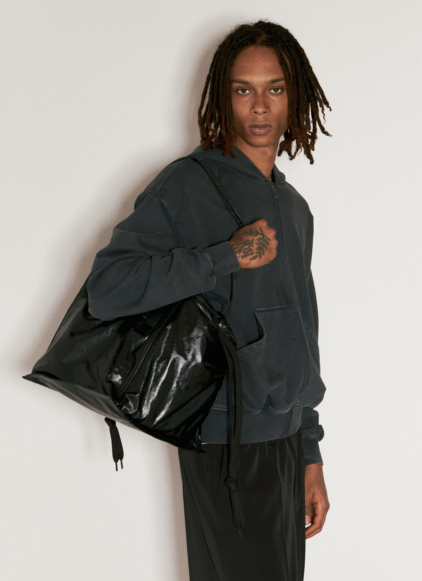 Shop Balenciaga Medium Cargo Tote Bag In Black