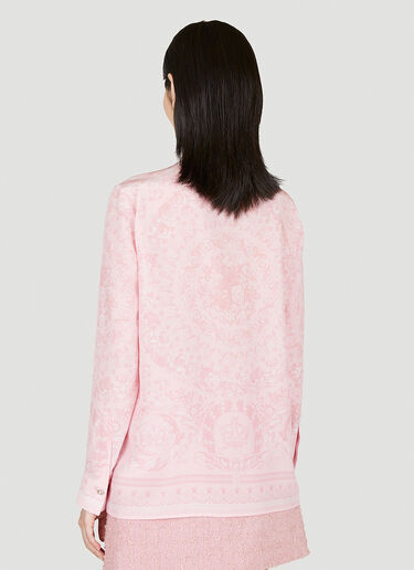 Versace Barocco Silk Shirt Pink ver0255013