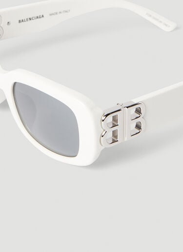 Balenciaga Dynasty Square Sunglasses White bcs0353012