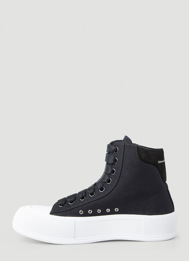 Alexander McQueen Deck High Top Sneakers Black amq0147034
