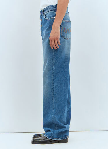 Buttoned Leg Jeans Jean Paul Gaultier Buttoned Leg Jeans Blue jpg0357002